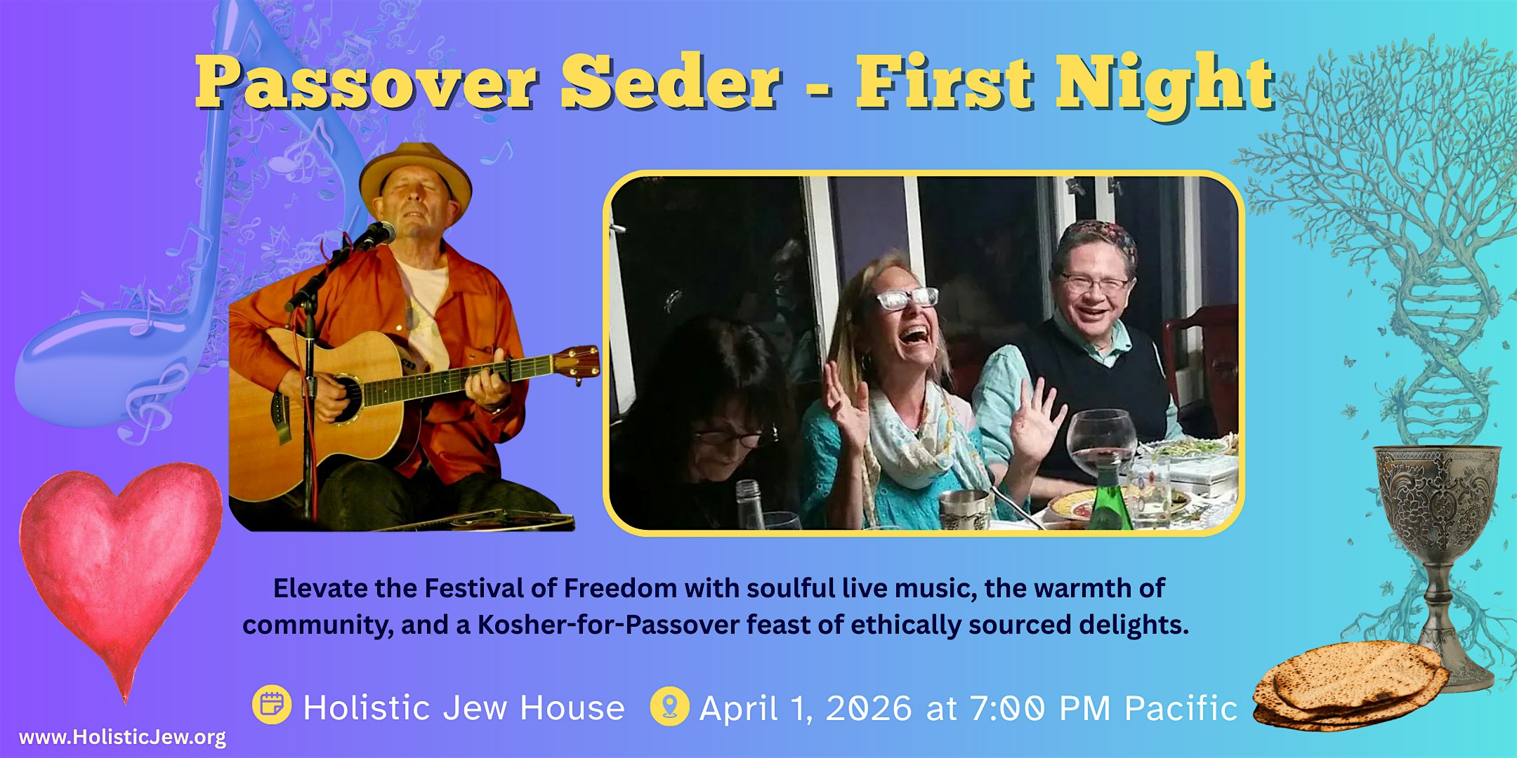 2026 Holistic Jew Passover Seder - First Night