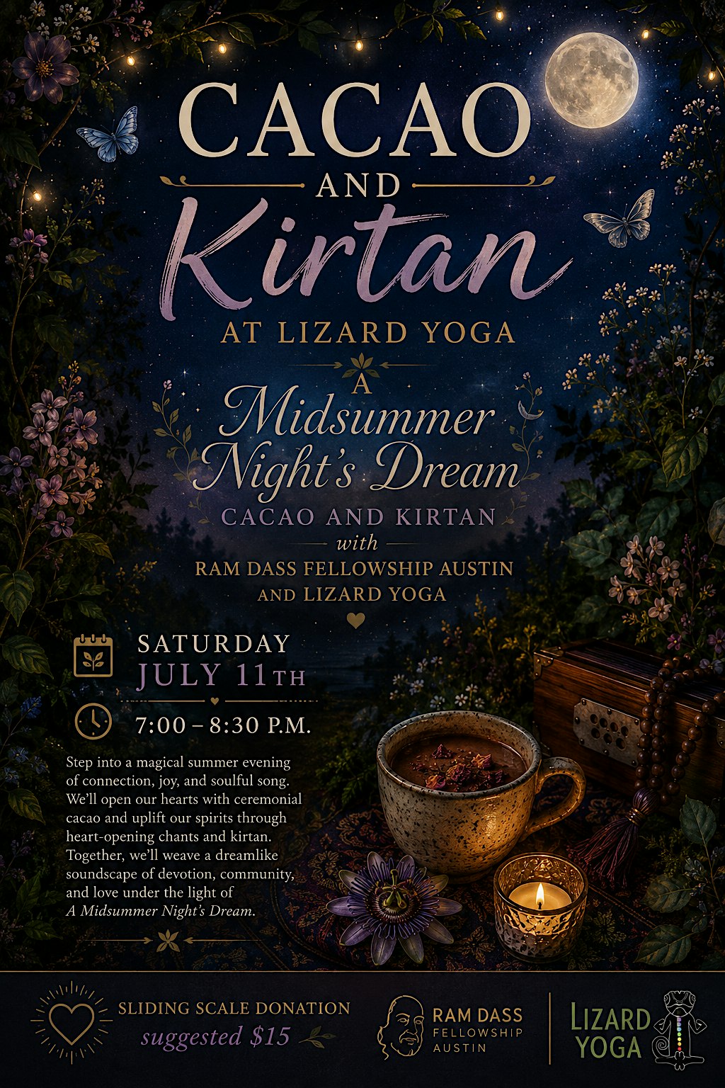 A Midsummer Night’s Dream: Cacao & Kirtan