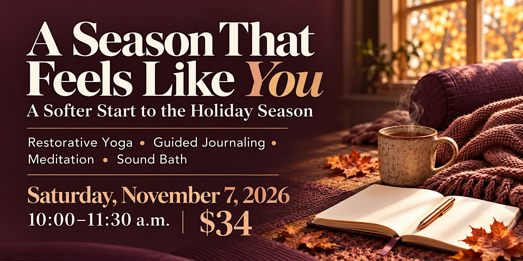 A Season That Feels Like You | A Softer Start to the Holiday Season