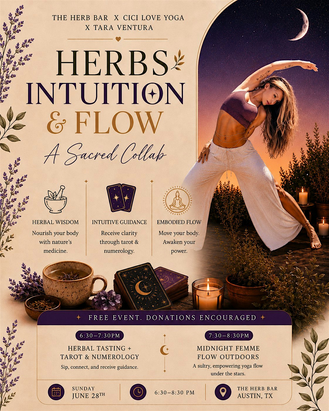ATX | Herbal Tasting, Tarot Readings, and Yoga Event