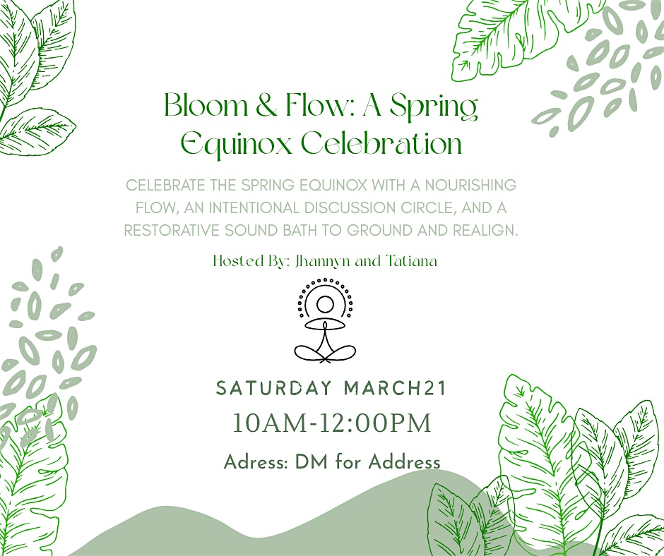 Bloom and Flow: A Spring Equinox Celebration