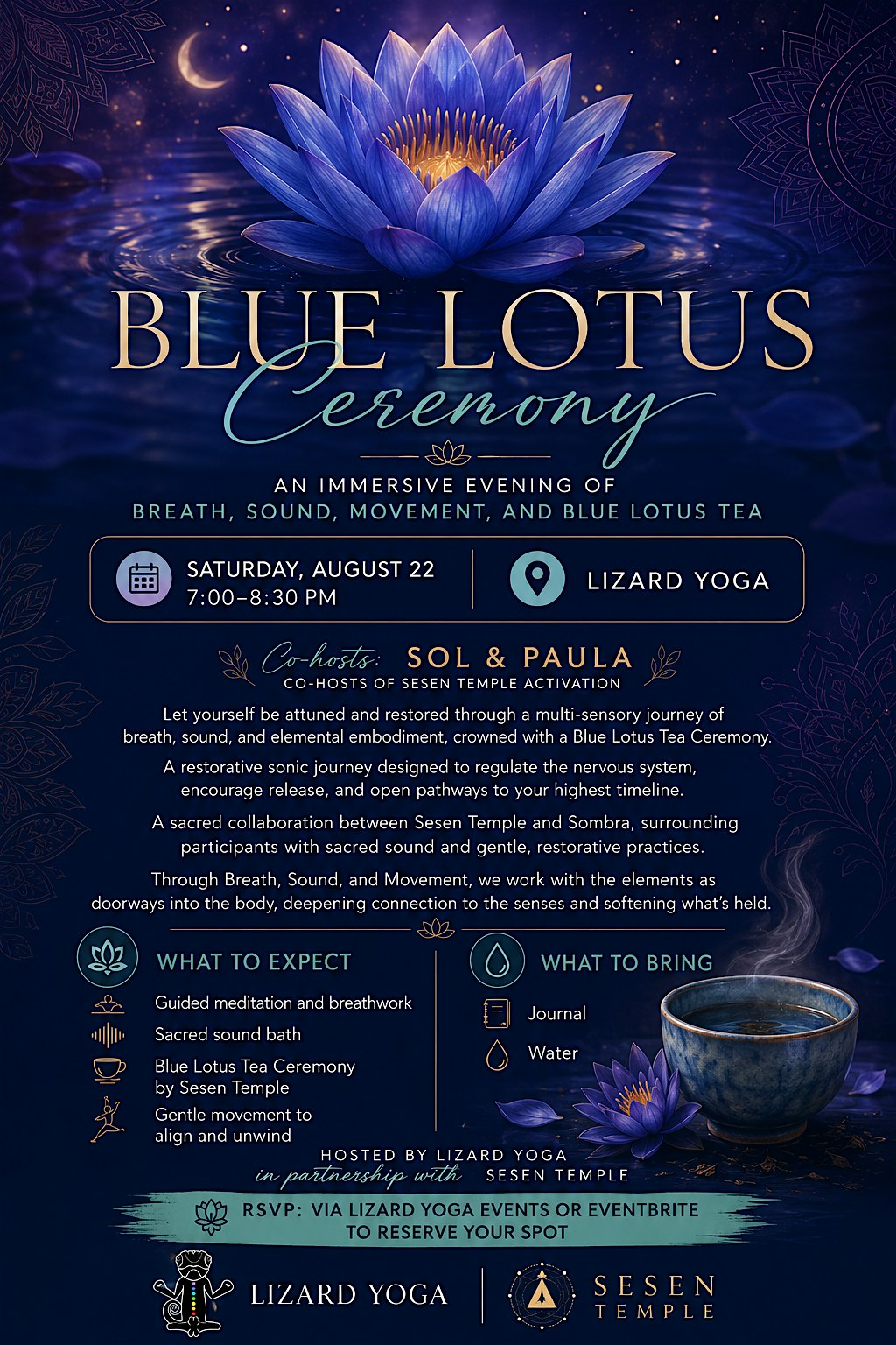 Blue Lotus Ceremony