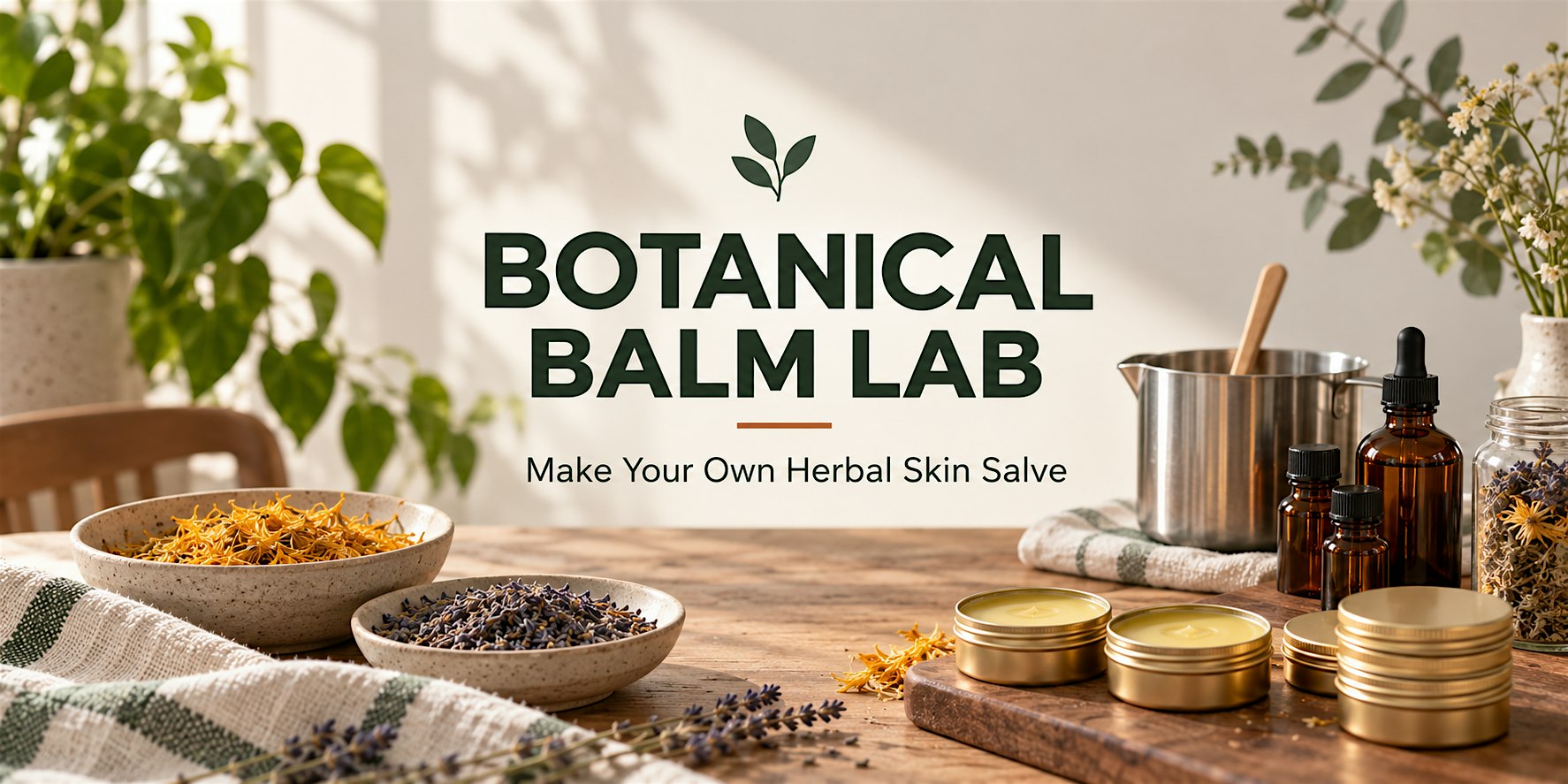 BOTANICAL BALM LAB: MAKE YOUR OWN HERBAL SKIN SALVE