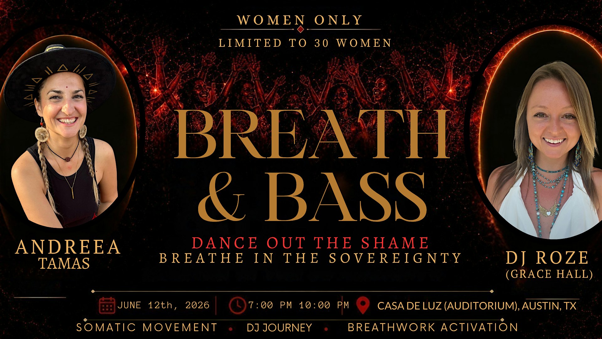 Breath & Bass: Dance out the shame. Breathe in the sovereignty.