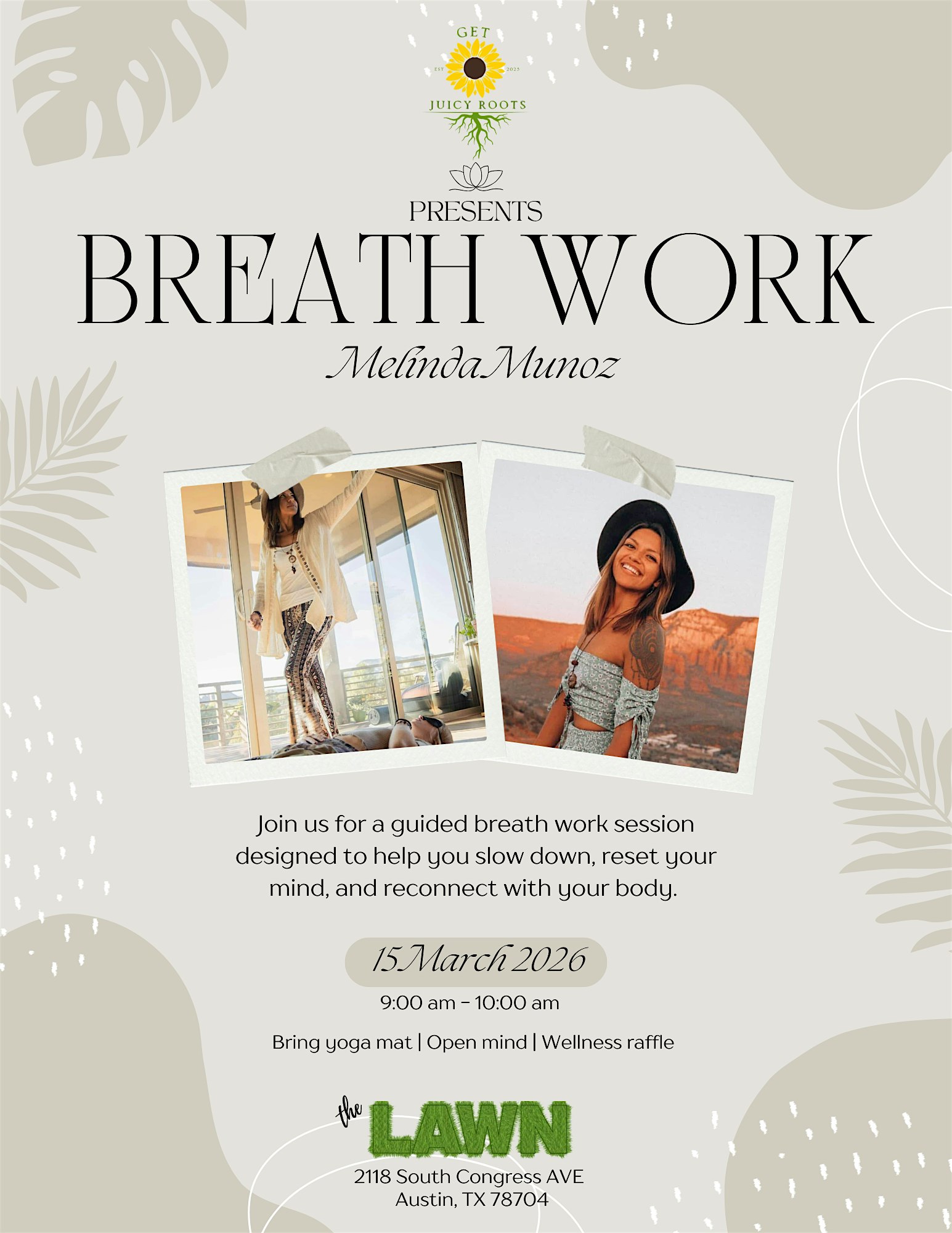 Breath work with Melinda