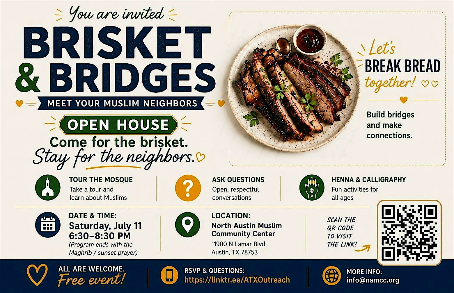 Brisket & Bridges: Meet Your Muslim Neighbors