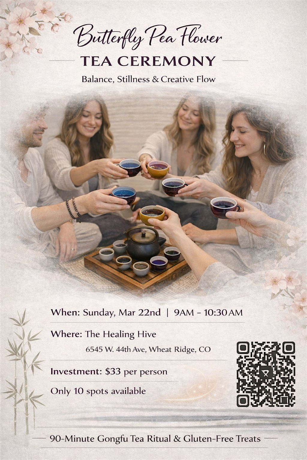 Butterfly Pea Flower Tea Ceremony