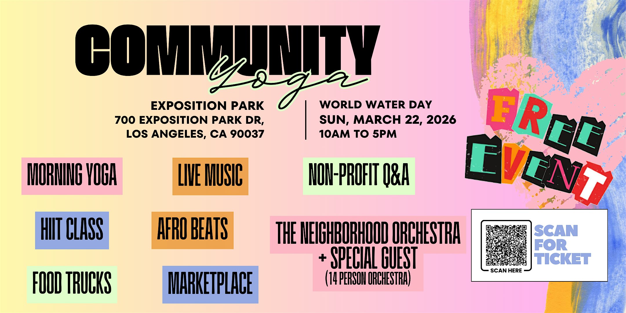 Community Yoga at Exposition Park