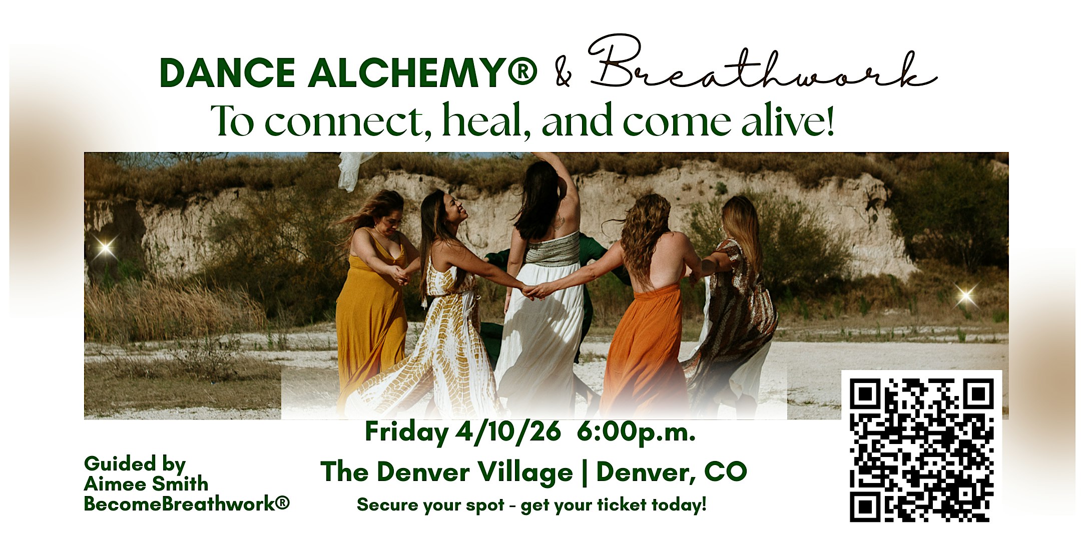 Dance Alchemy® & Breathwork Workshop to Release, Connect & Come Alive