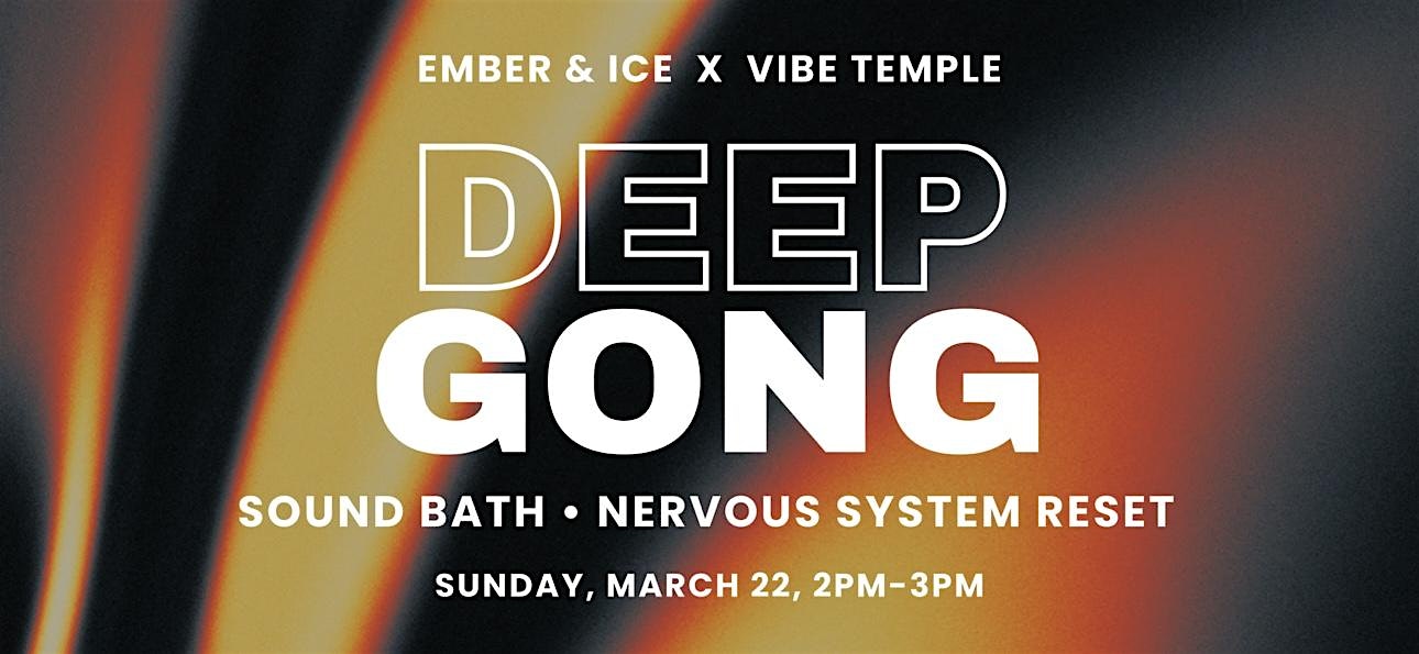Deep Gong Sound Bath