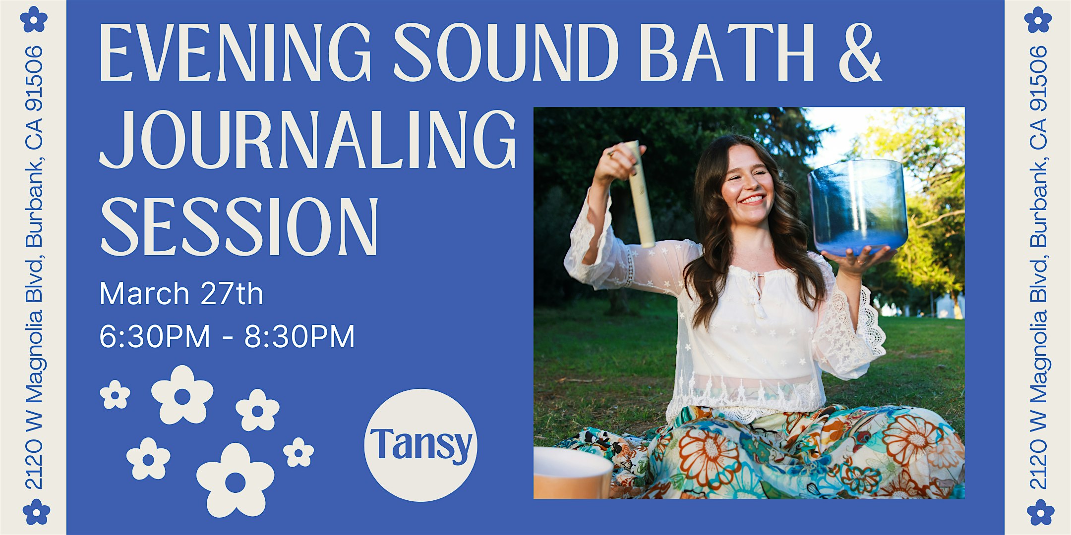 Evening Sound Bath & Journal Session with Reanna