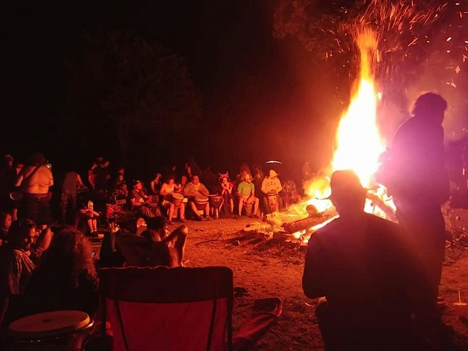 Full Moon Drum Circle - Texas Music River Ranch