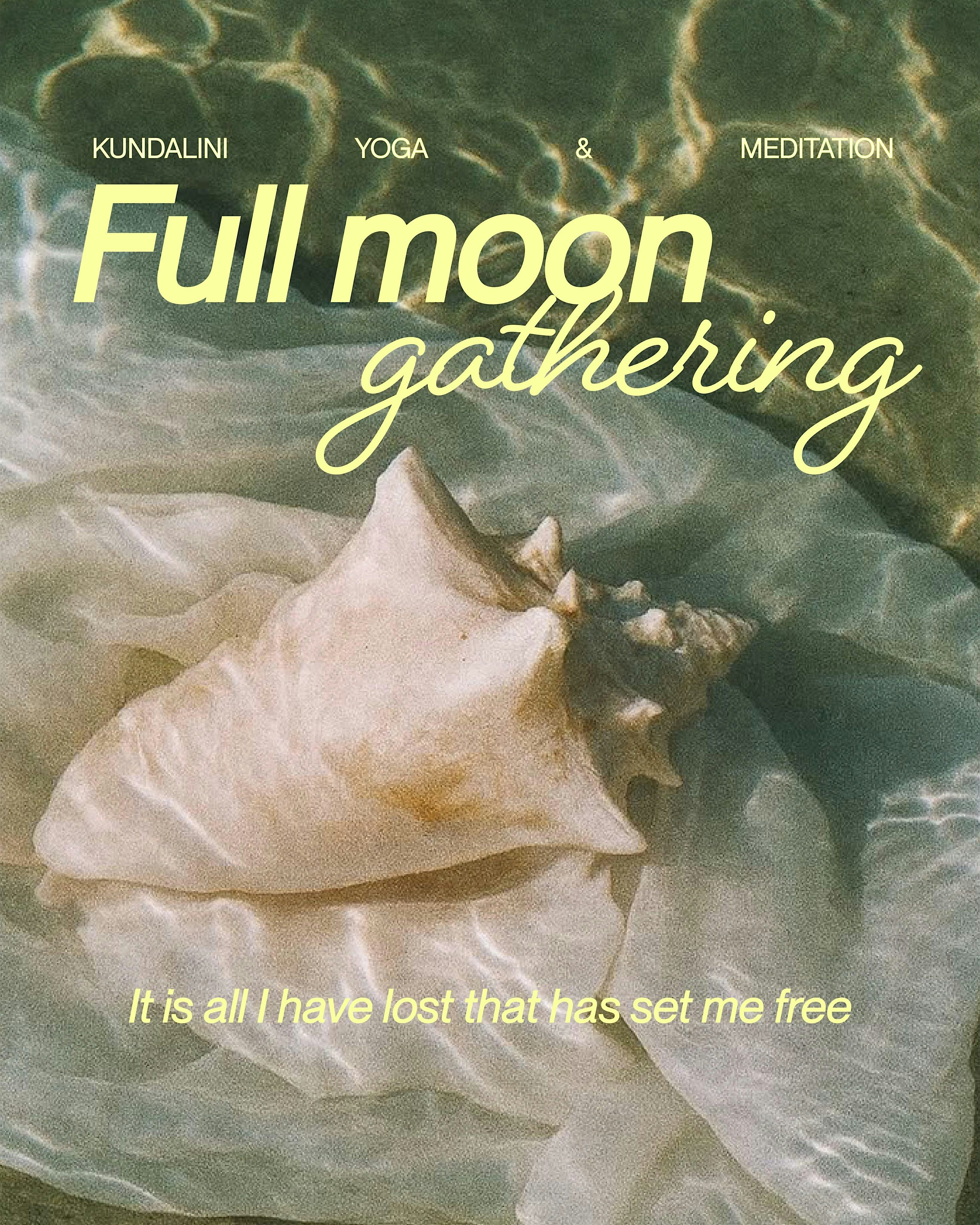 Full Moon Gathering in Aquarius