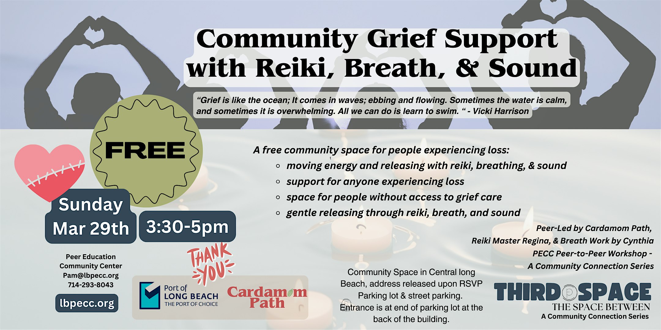 Grief Support  with Reiki, Breath, & Sound