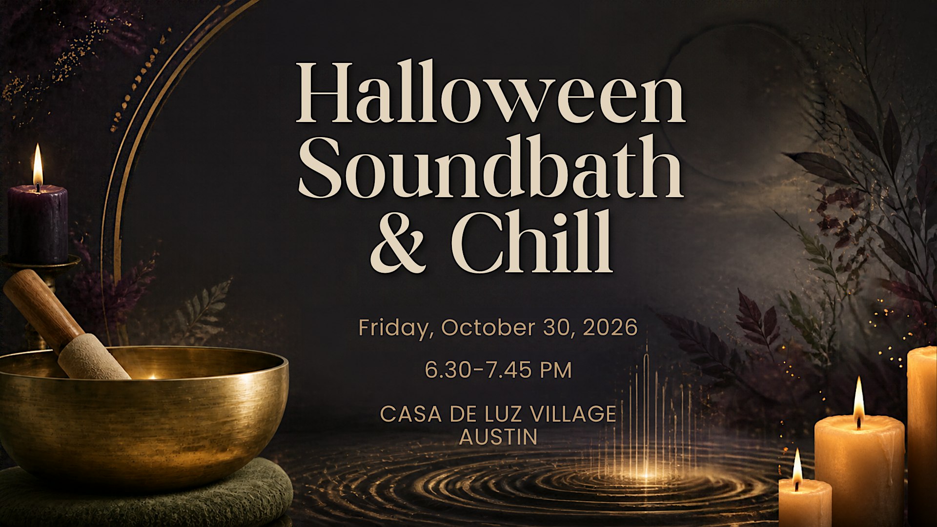 Halloween Soundbath & Chill