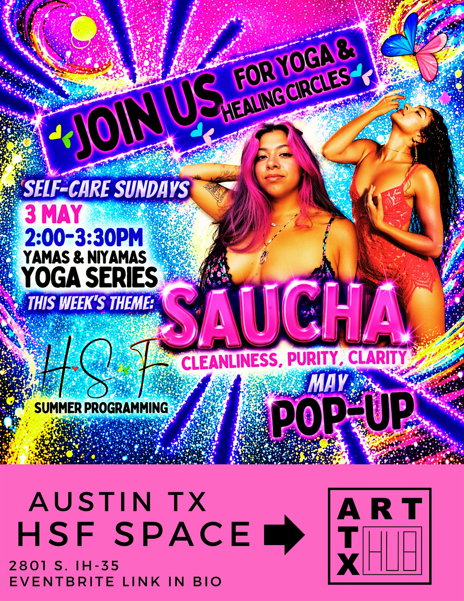 Heart-Blowing Yoga at ART HUB ATX in Austin TX