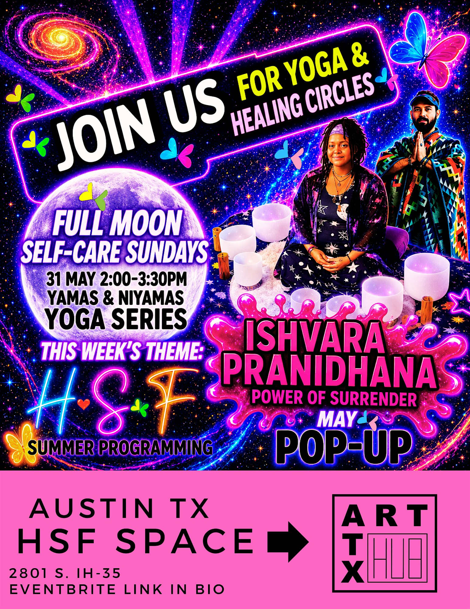Heart-Blowing Yoga at ART HUB ATX in Austin TX