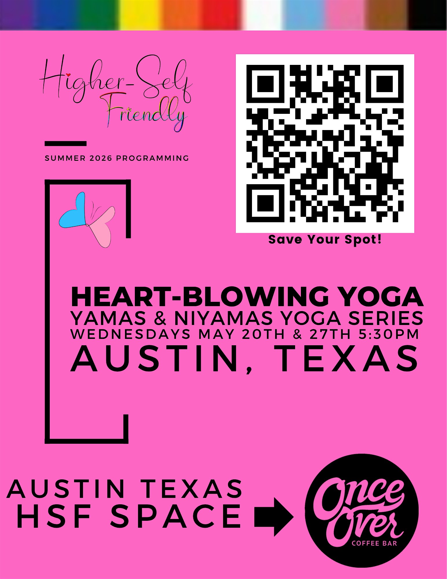 Heart-Blowing Yoga at Once Over Coffee Bar
