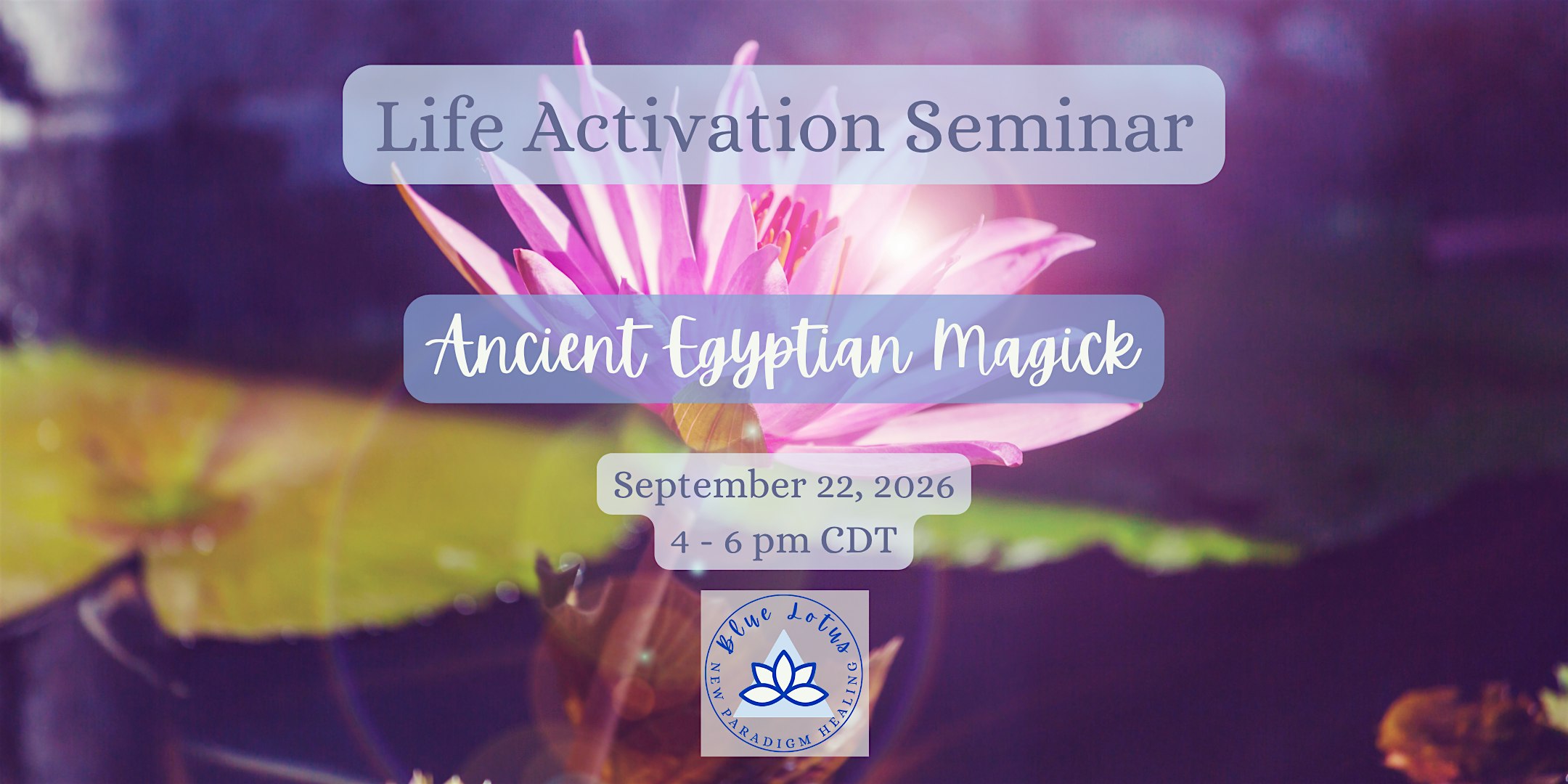 Life Activation Seminar