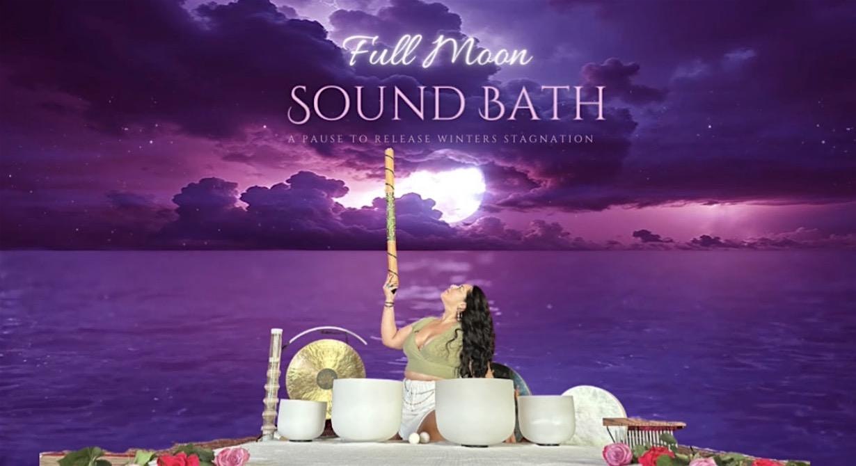 Limpia & Sound Healing for the Full Moon