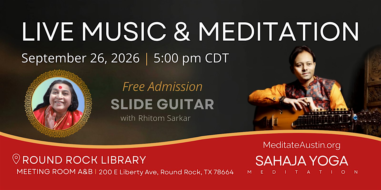 Live Music & Meditation