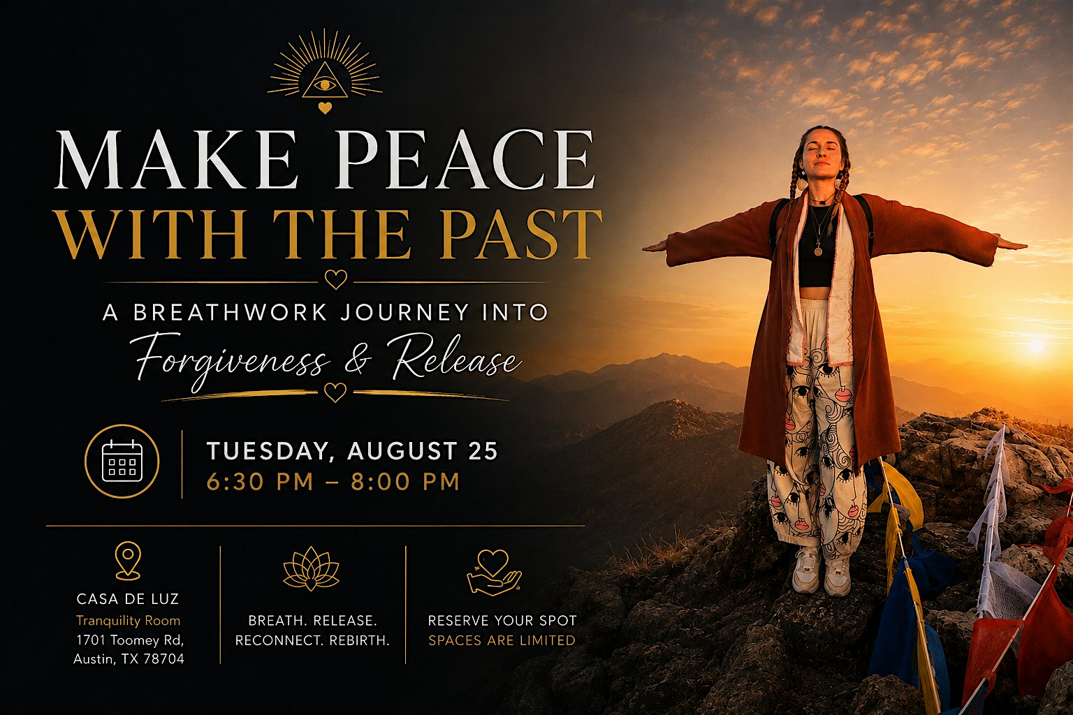 Make Peace with the Past - A Breathwork Journey into Forgiveness &  Release