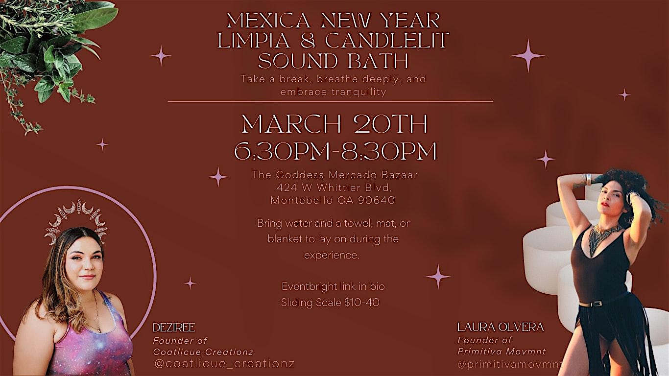 Mexica New Year Limpia + Candlelit Sound bath