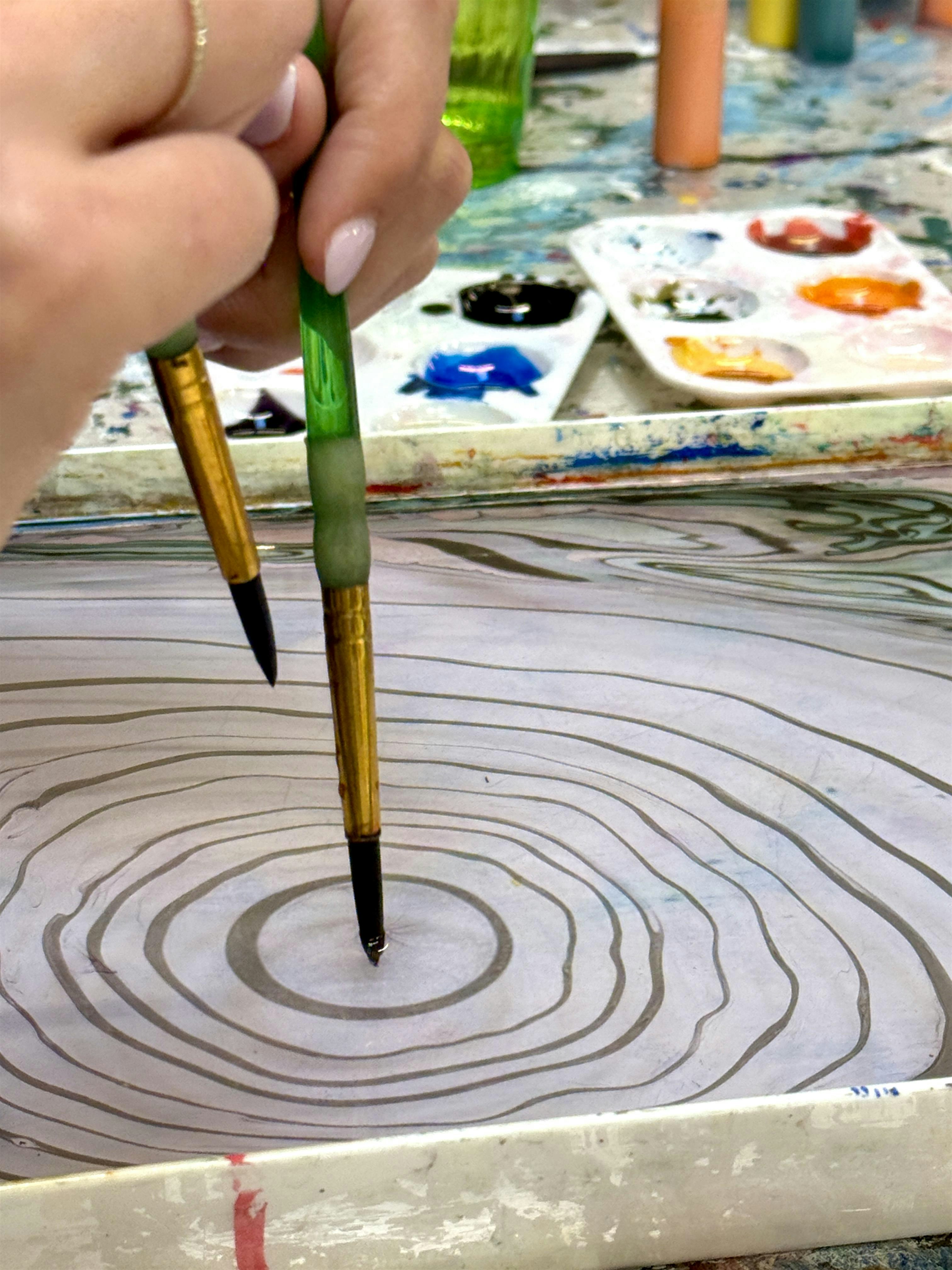 Mindful Marbling: Intro to Ink Marbling