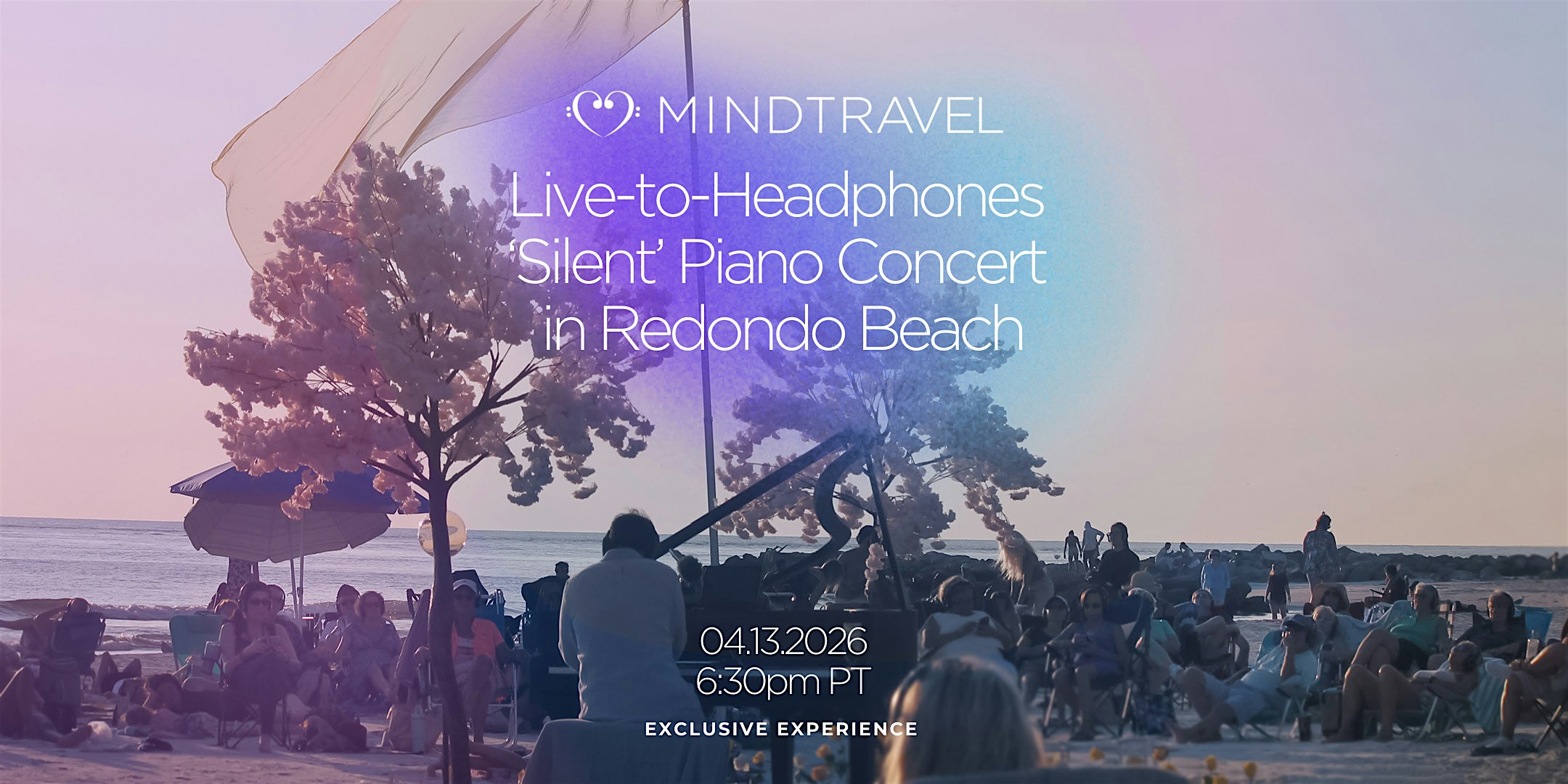 MindTravel April Live-to-Headphones Silent Piano Concert Redondo Beach