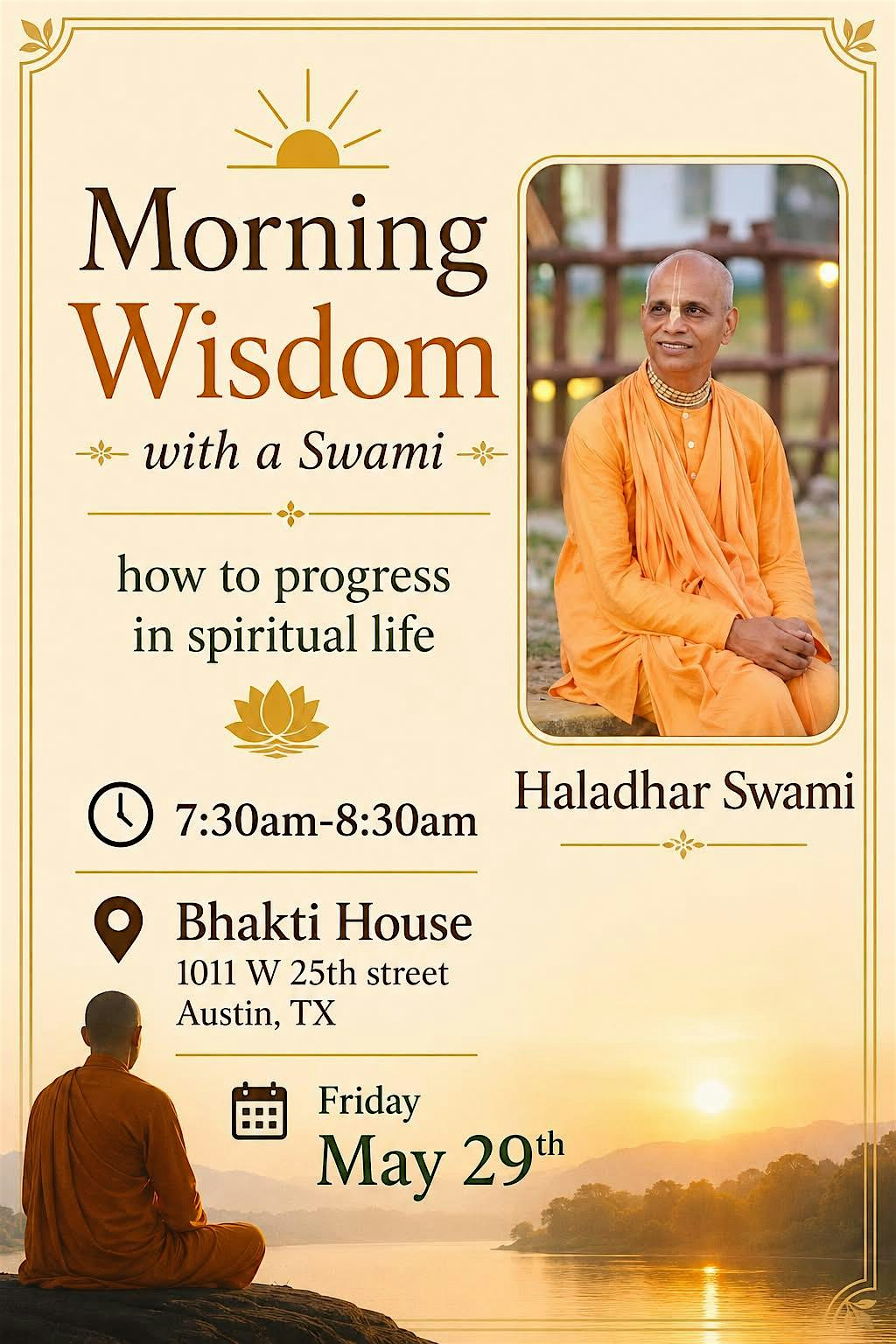 Morning Wisdom With A Swami