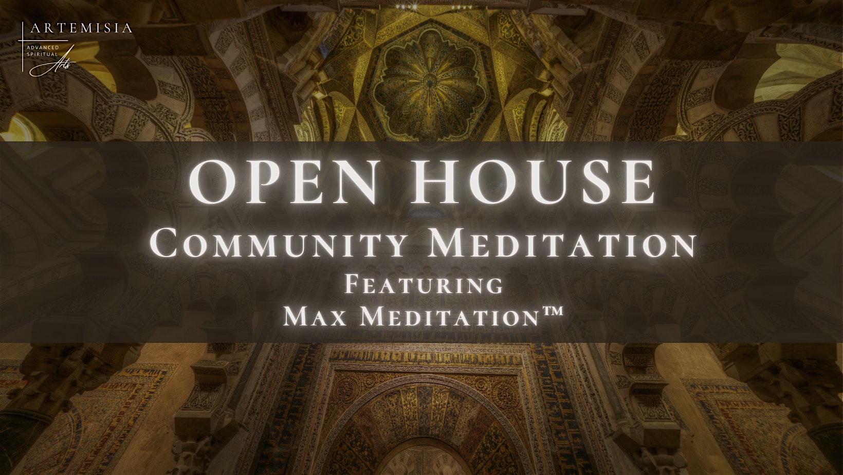 Open House Community Meditation ✨ May 4