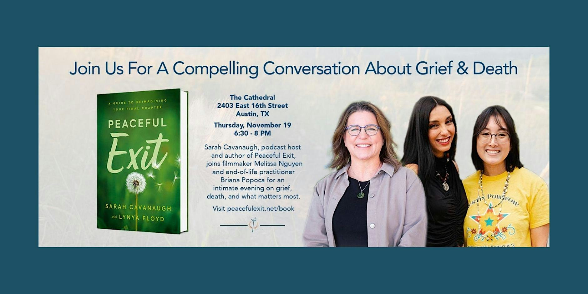 Peaceful Exit Book Conversation Tour - Austin Edition