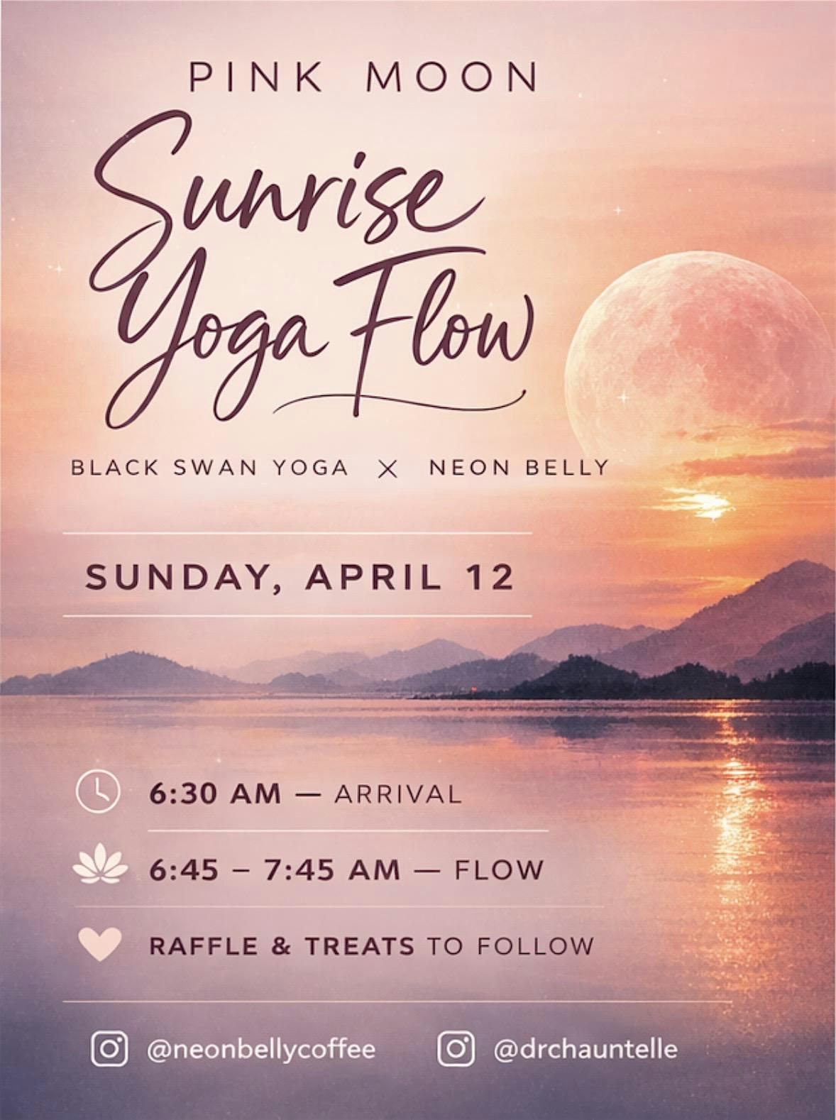 Pink Moon Sunrise Yoga Flow