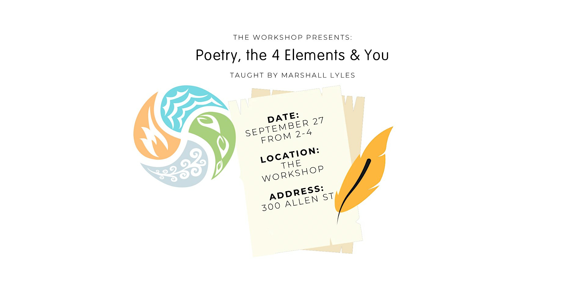 Poetry, the 4 Elements and you.