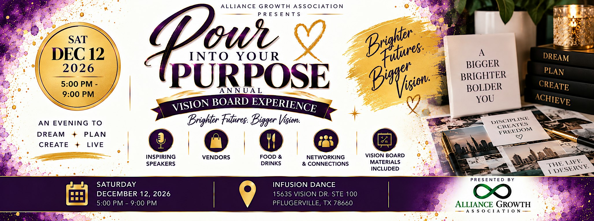 Pour Into Your Purpose - Vision Board Event