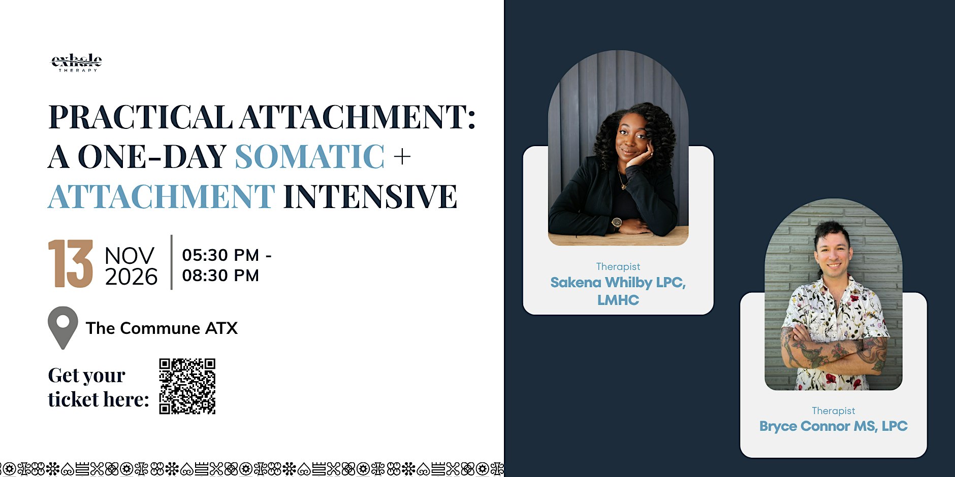 Practical Attachment: A One Day Somatic + Intensive Workshop