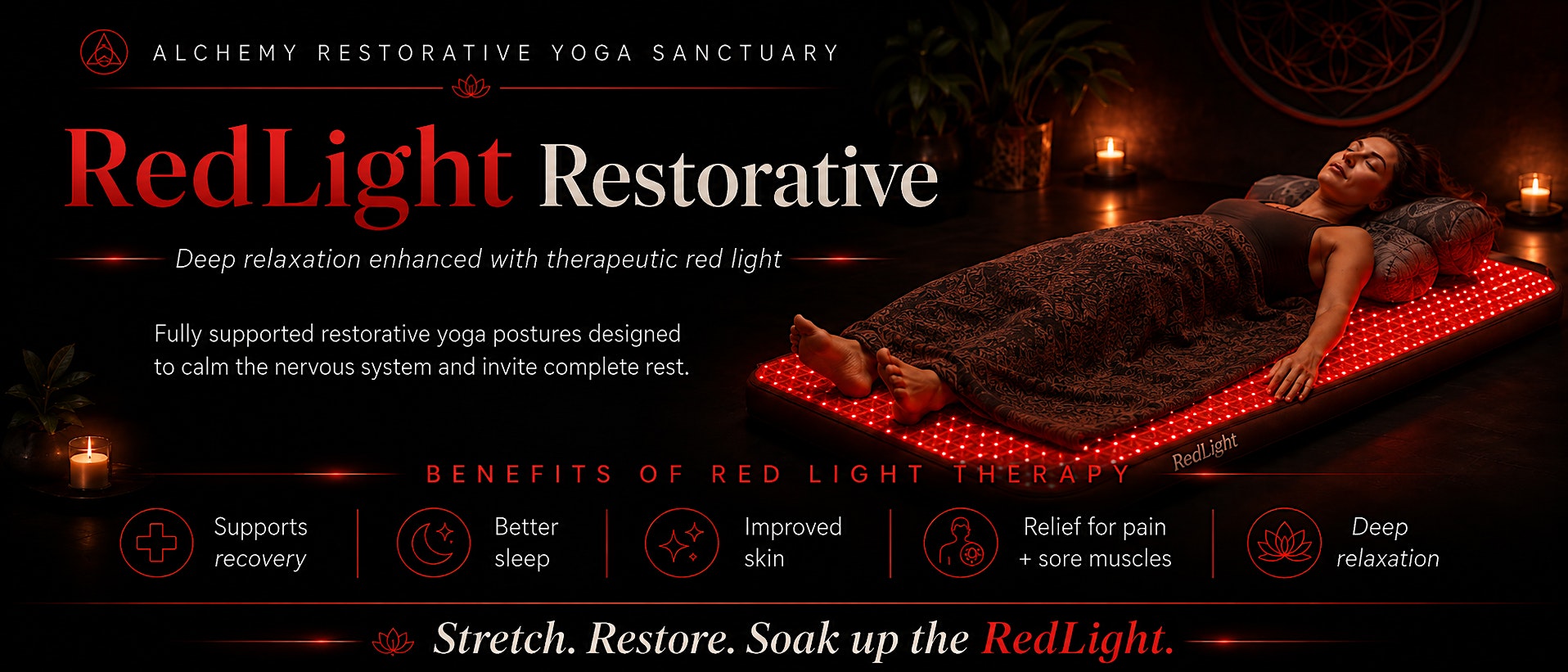 Red Light Restorative Yoga
