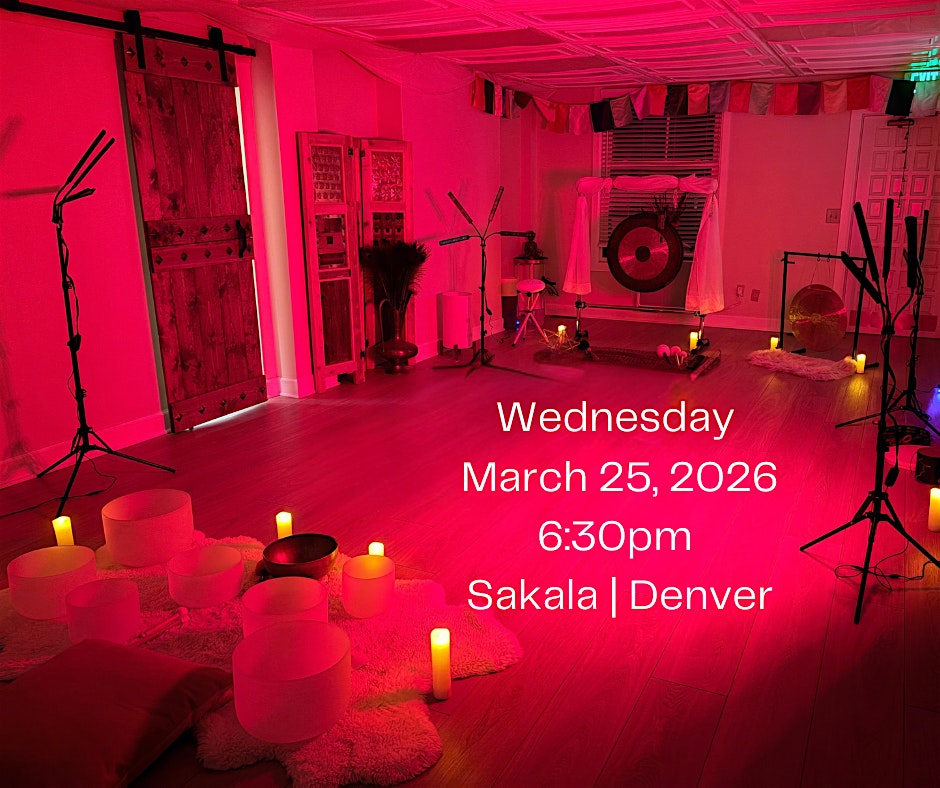 Red Light Therapy Sound Bath March 25, 2026