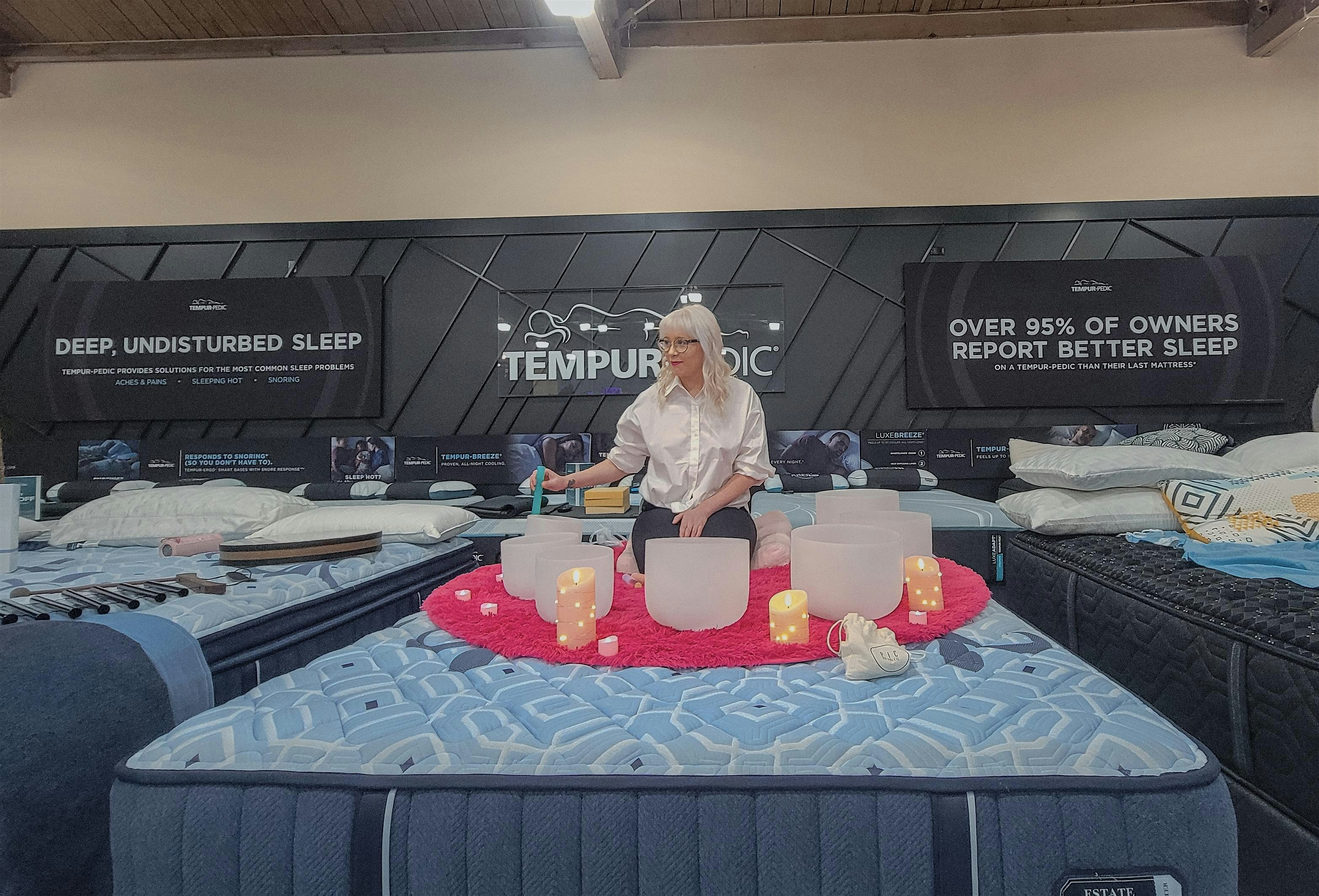 Relaxing Sound Bath at Mattress Central in Atwater Village Los Angeles