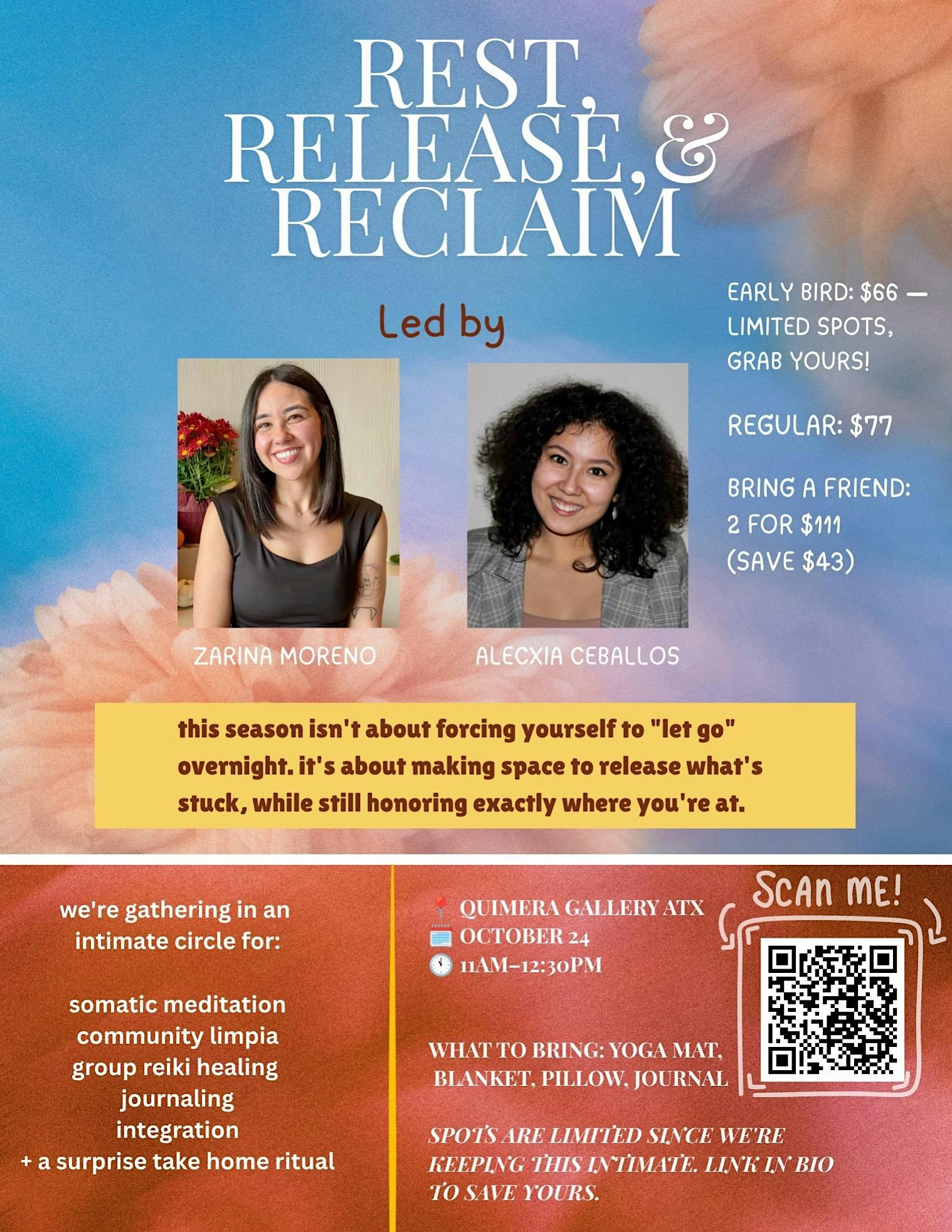 Rest, Release, and Reclaim: A Fall Healing Circle