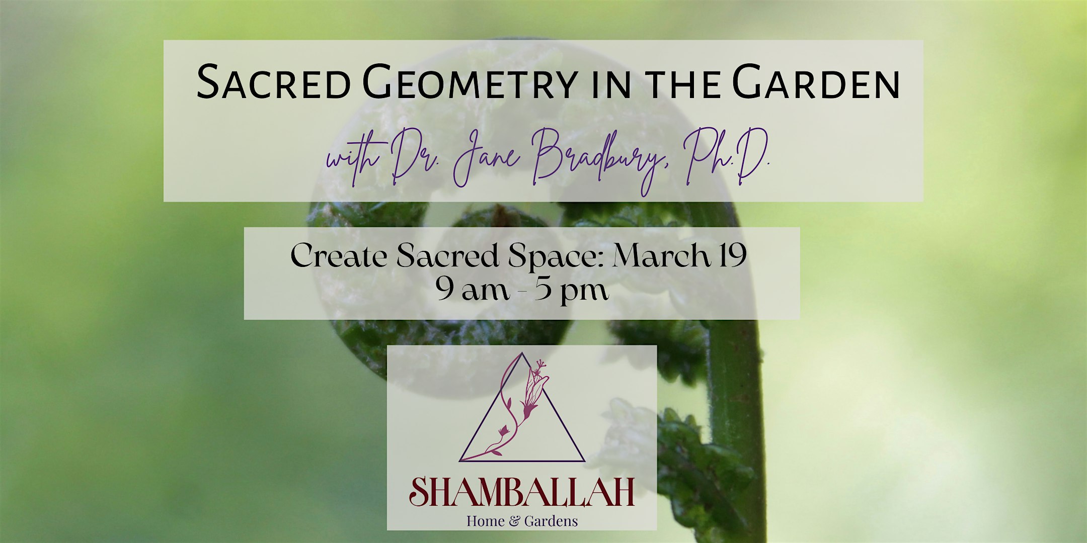 Sacred Geometry in the Garden