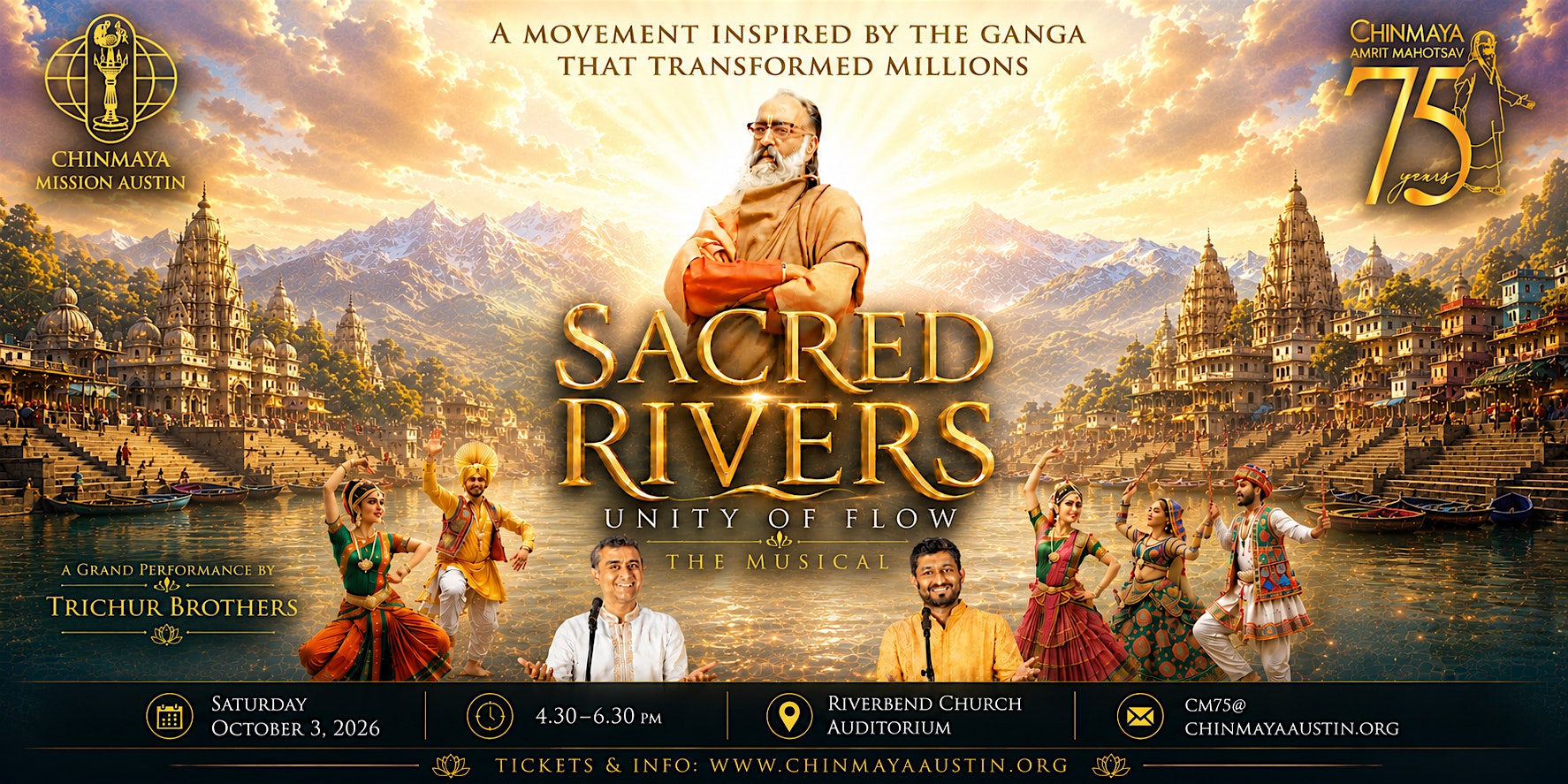 Sacred Rivers- The Musical | Chinmaya Amrit Mahotsav