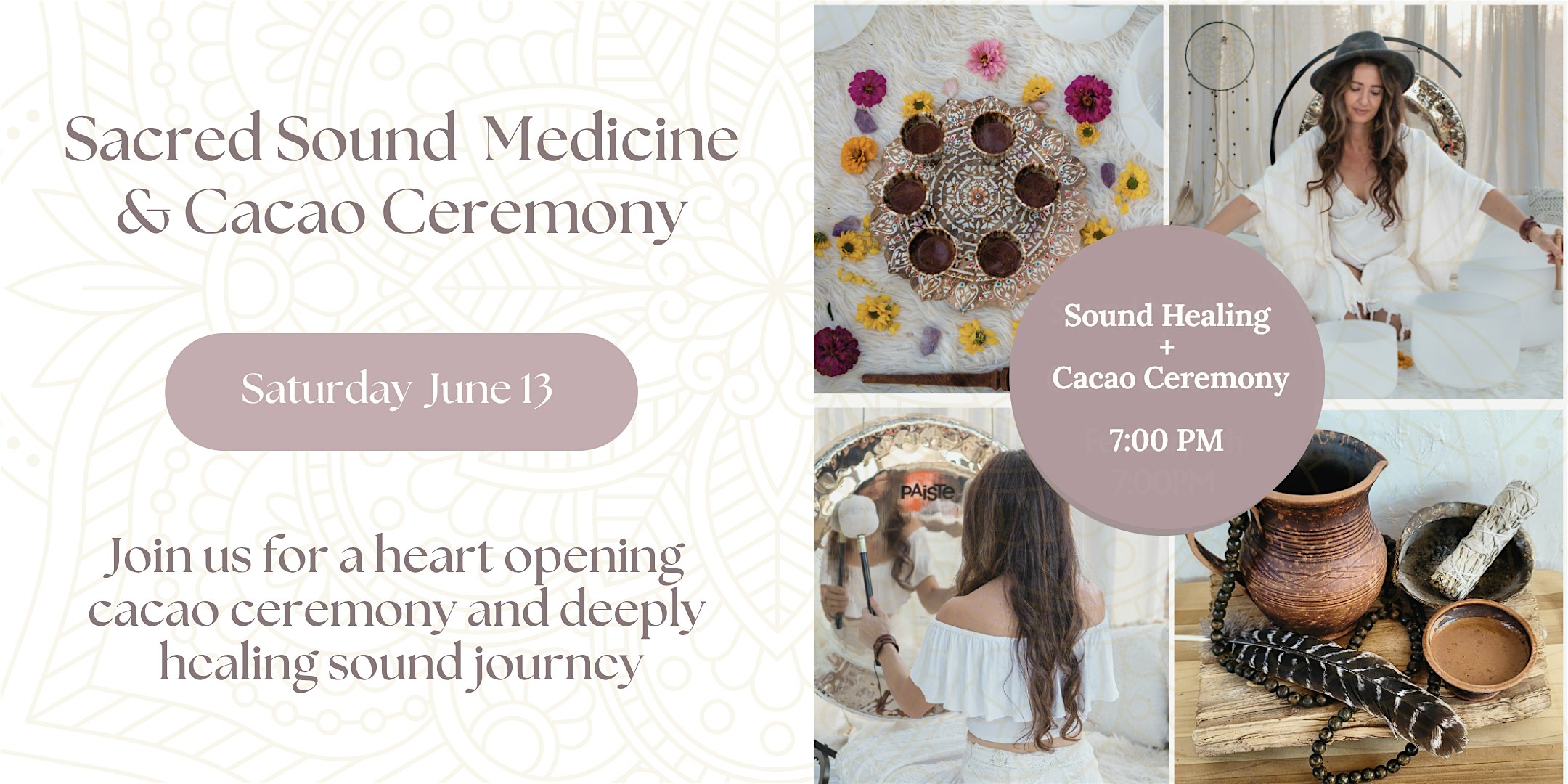 Sacred Sound Medicine + Cacao Ceremony