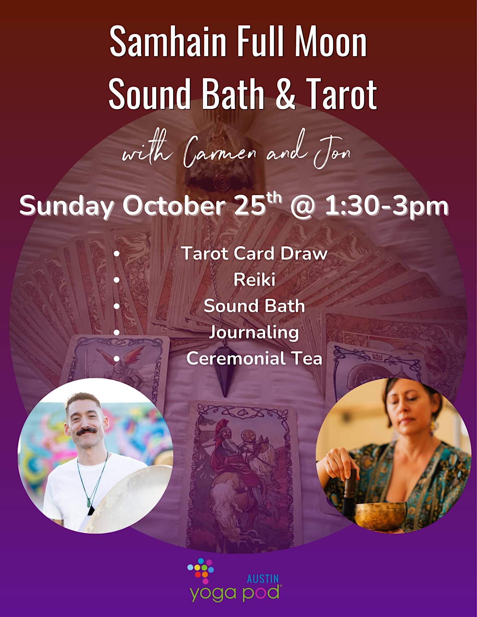 Samhain Full Moon Sound Bath & Tarot