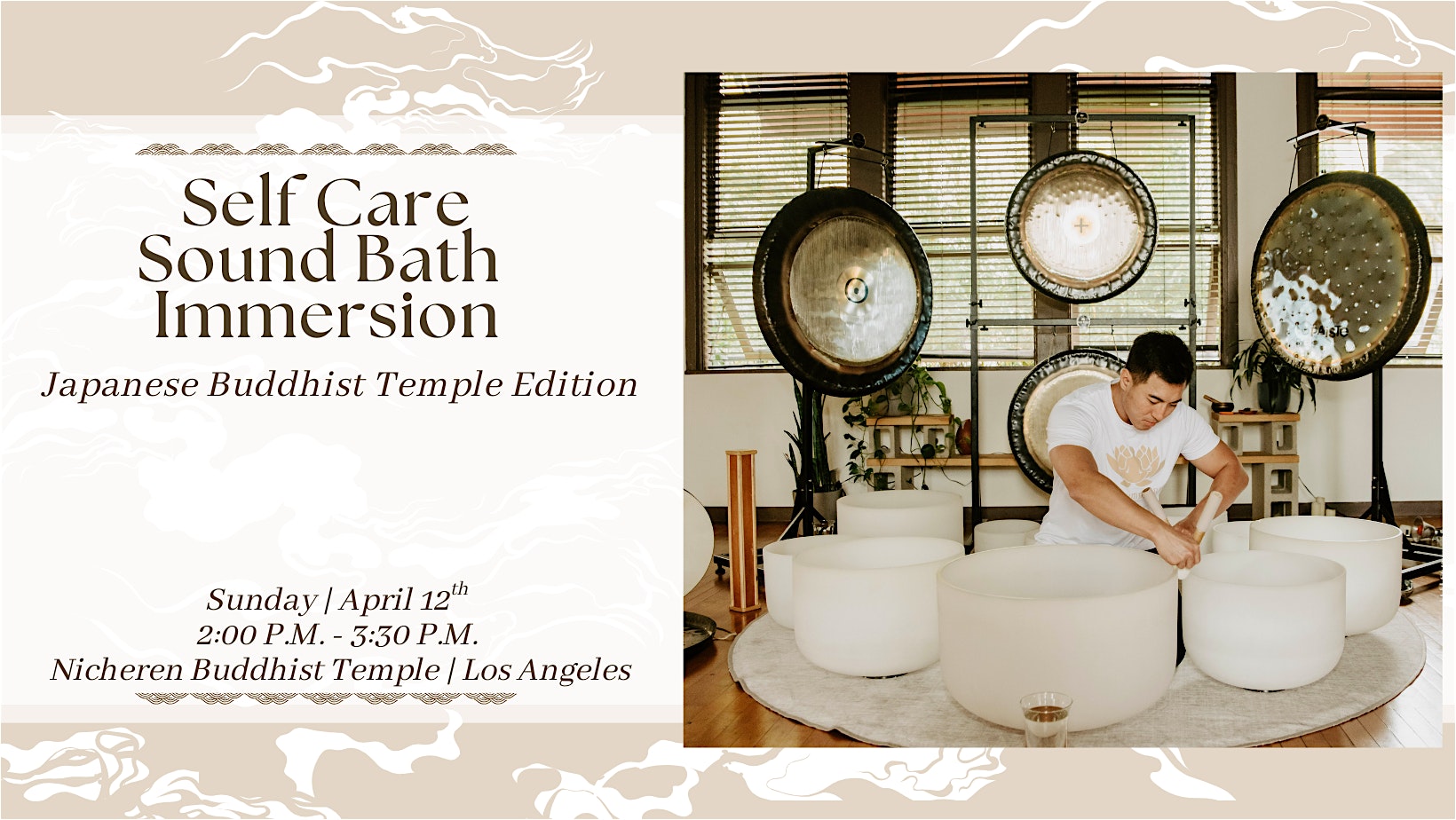 Self Care Sound Bath Immersion (Japanese Buddhist Temple Edition)