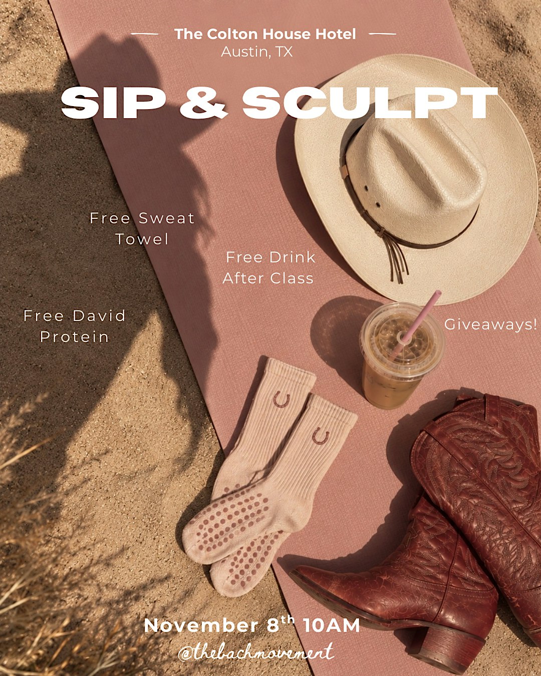 Sip & Sculpt Yoga Class