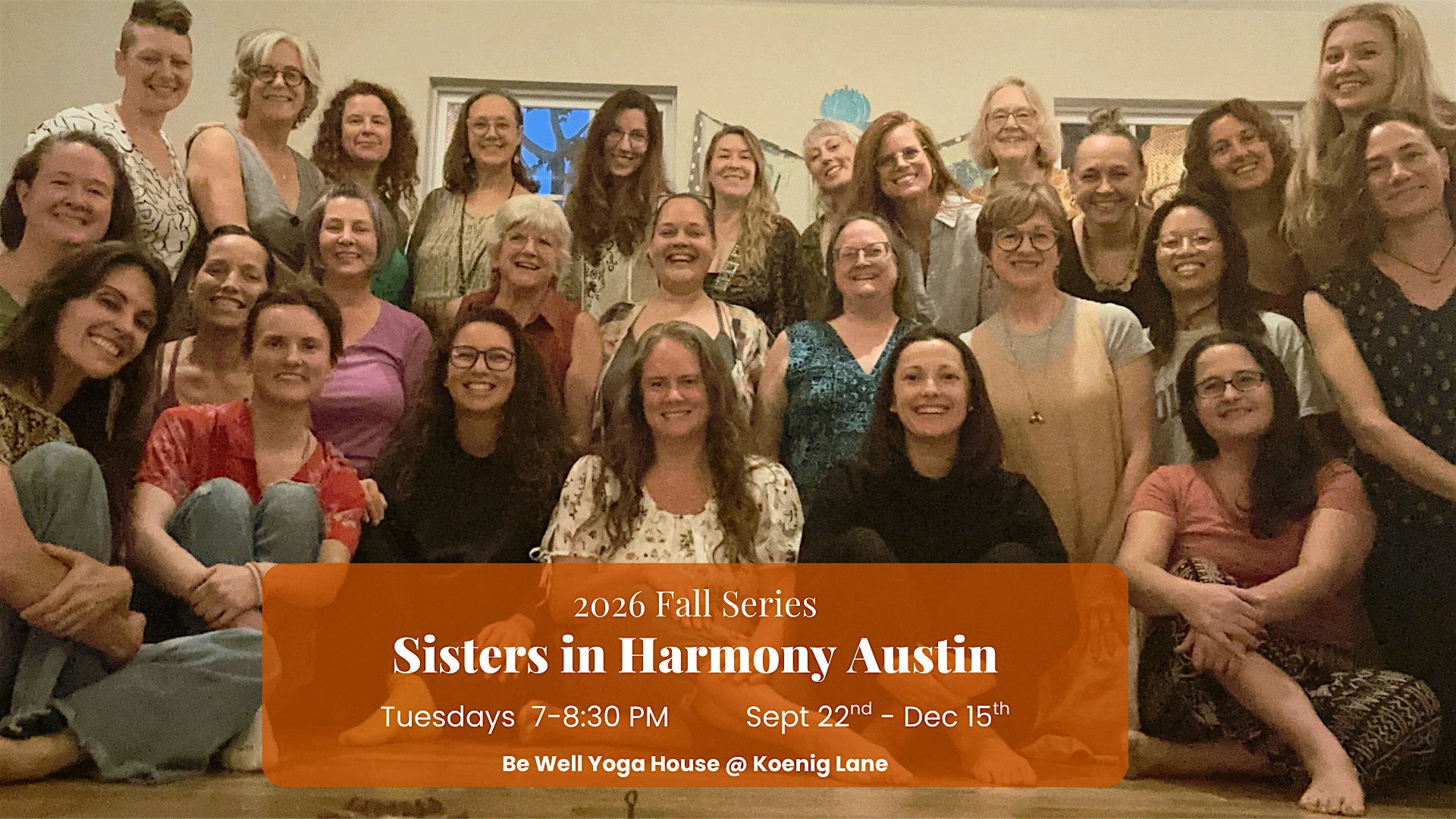 Sisters in Harmony Austin - Fall 2026
