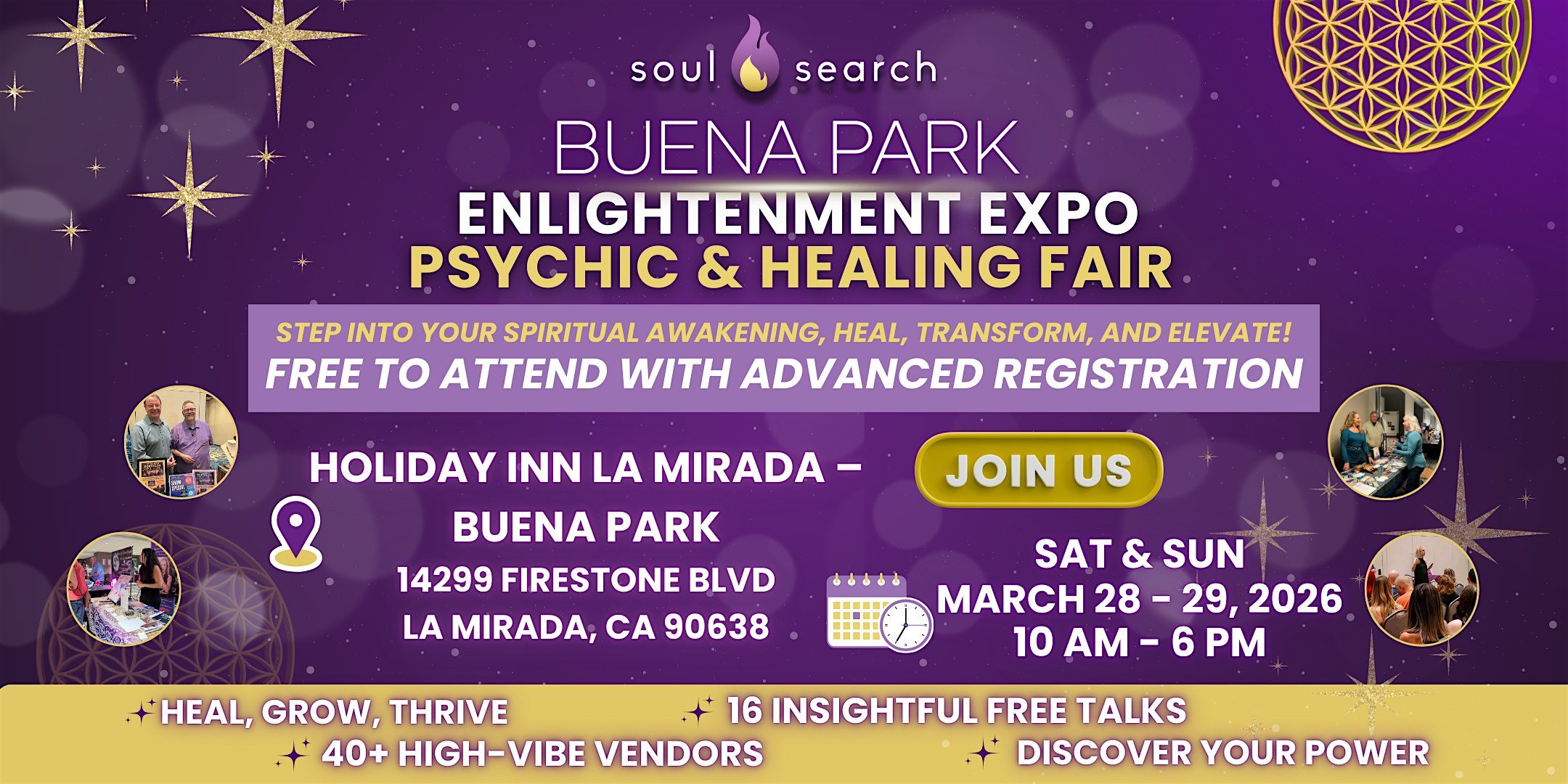 SoulSearch Buena Park Enlightenment Expo - Psychic & Healing Fair