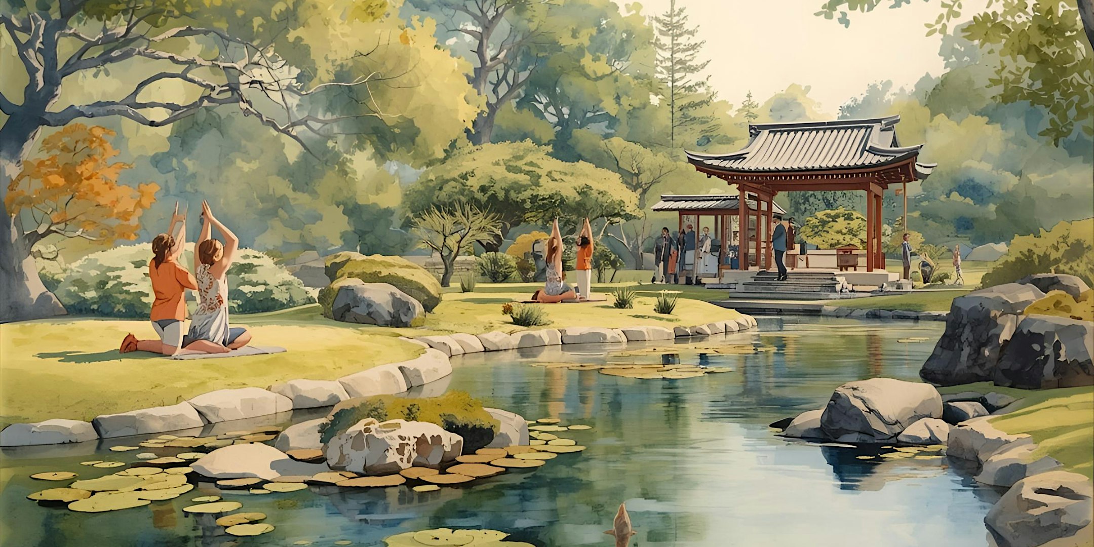 Sound Bath & Yoga at The Japanese Tea Garden