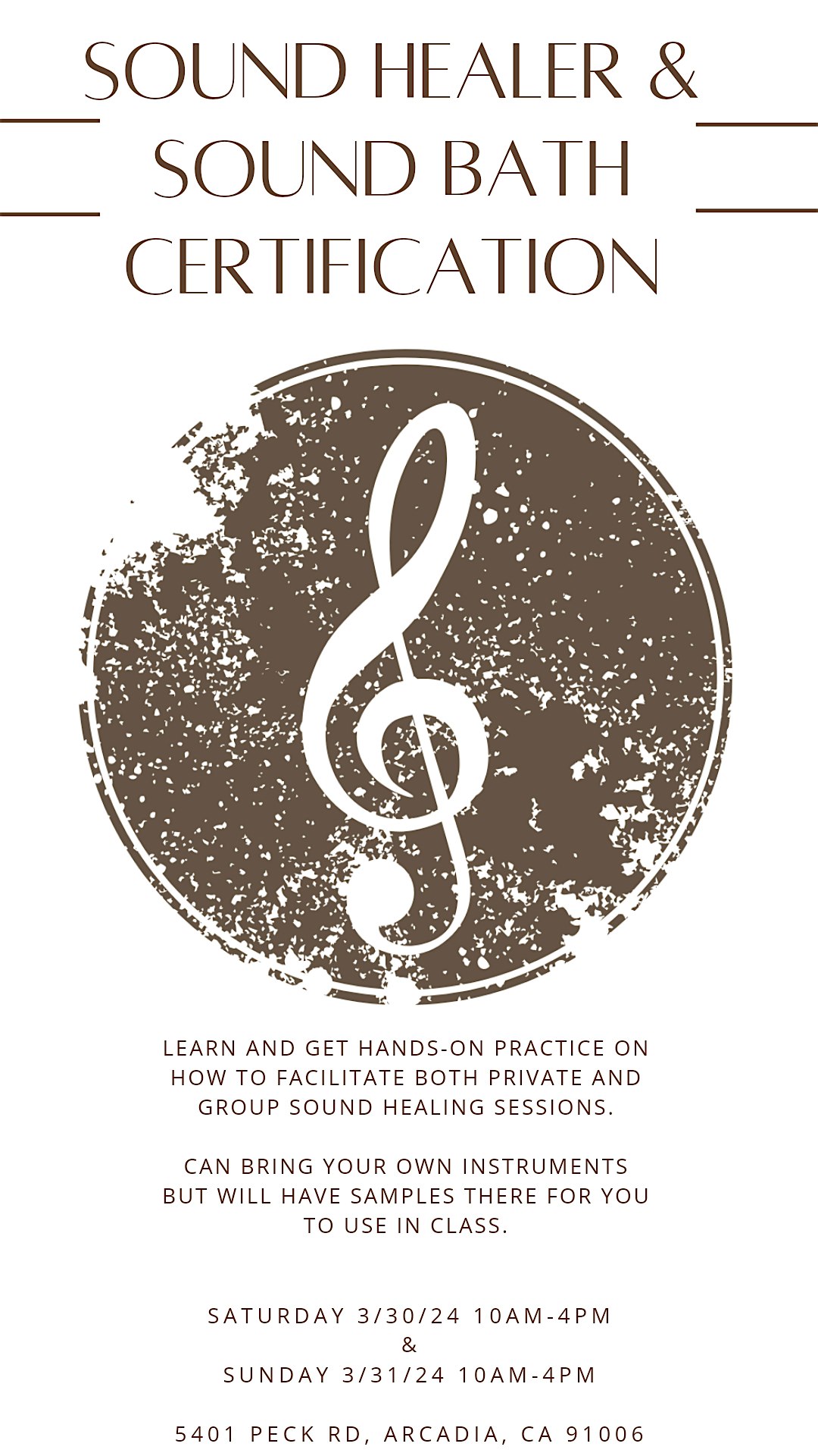 Sound Healer & Sound Bath Certification